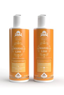 Mini kit lissage nano indien Mahal Liss® huile d'Amla sans formol