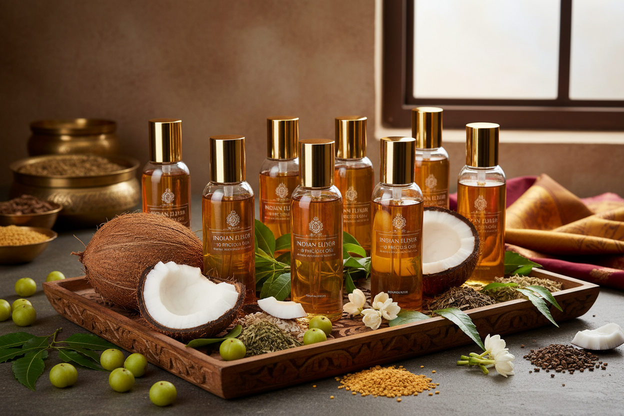 Les 10 Huiles Indiennes pour des Cheveux Sublimes : Le Secret Ancestral