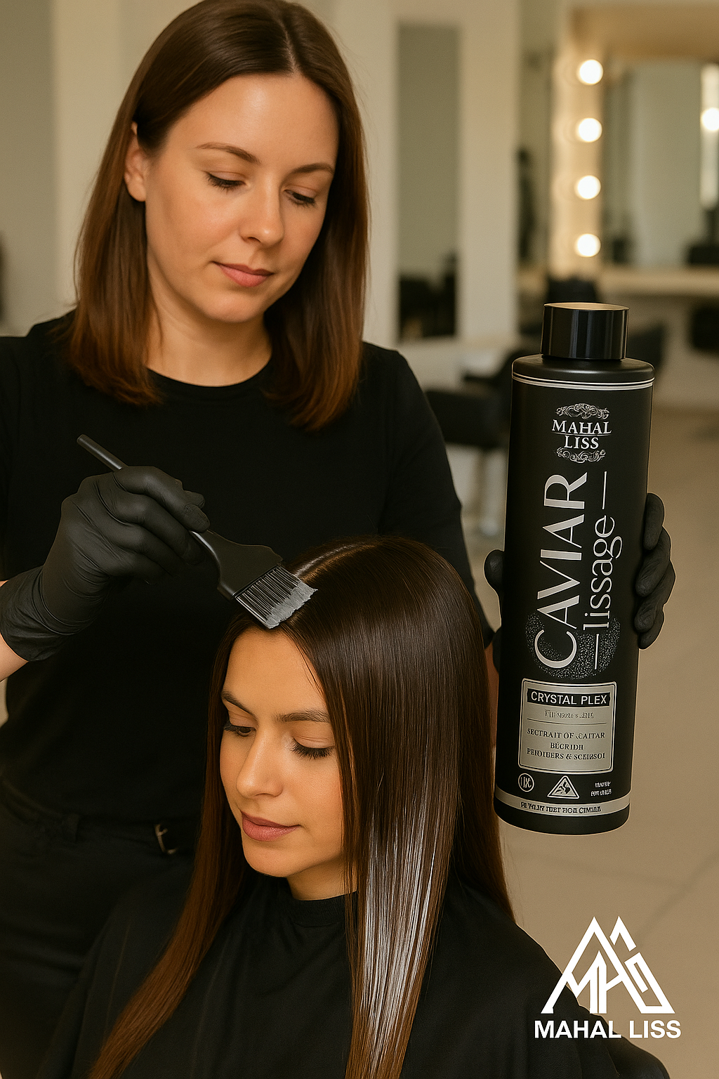 Lissage Caviar Nigelle MAHAL LISS – Le soin capillaire de luxe pour des cheveux lisses et éclatants