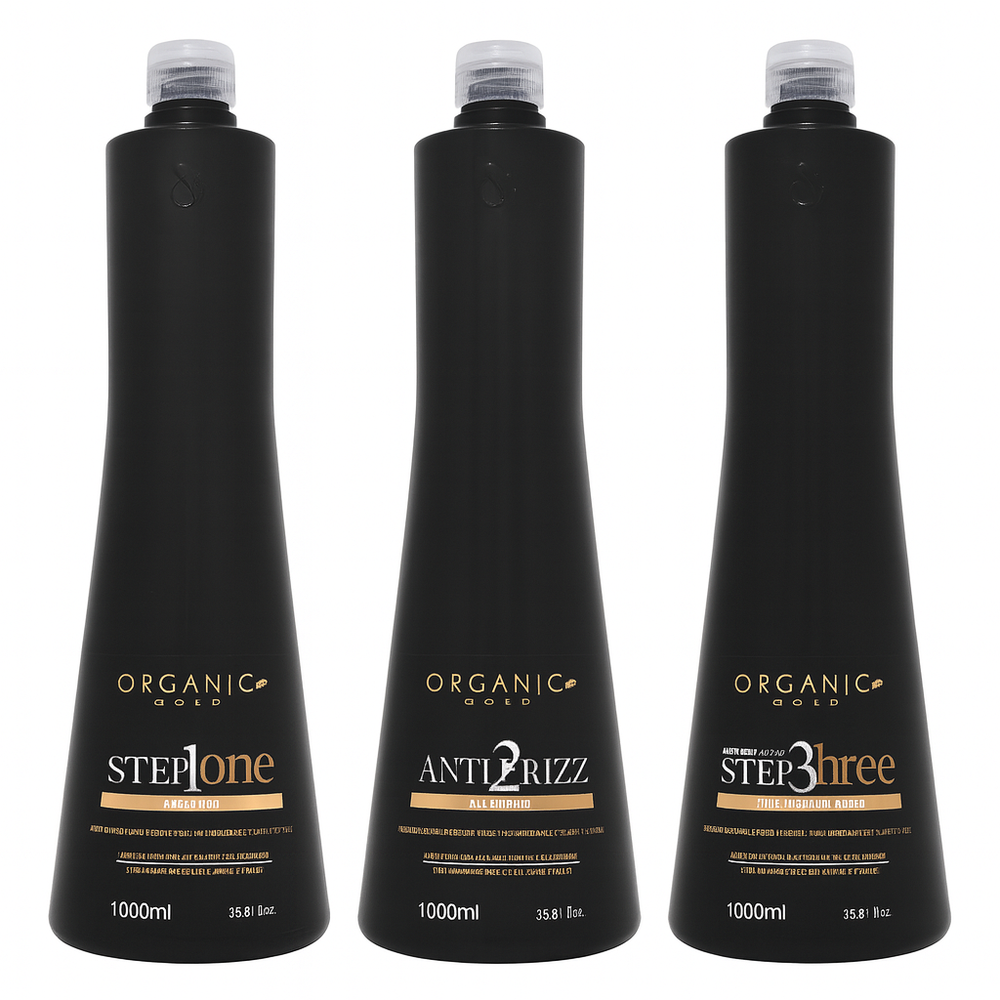 Organic Gold Step Two – Le secret d’un lissage brésilien anti-frizz longue durée