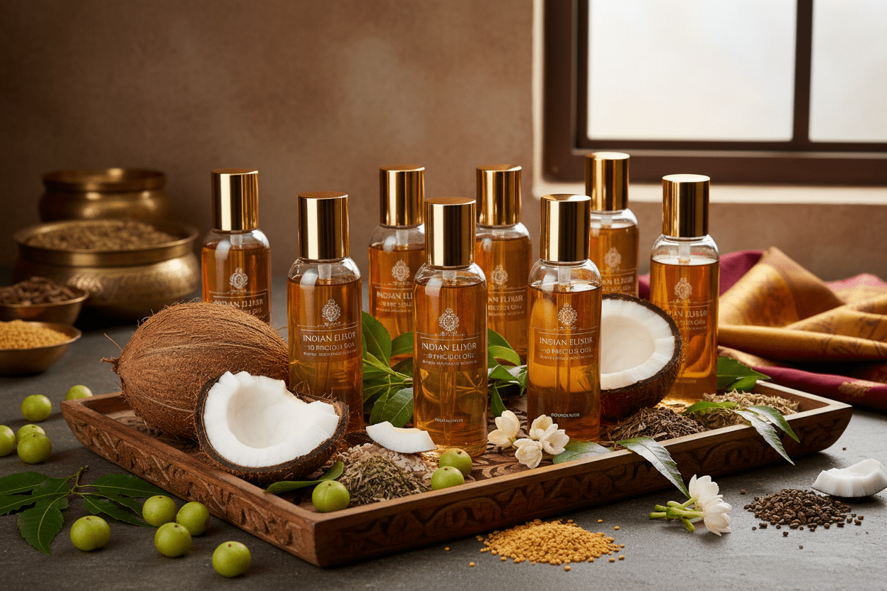 Les 10 Huiles Indiennes pour des Cheveux Sublimes : Le Secret Ancestral