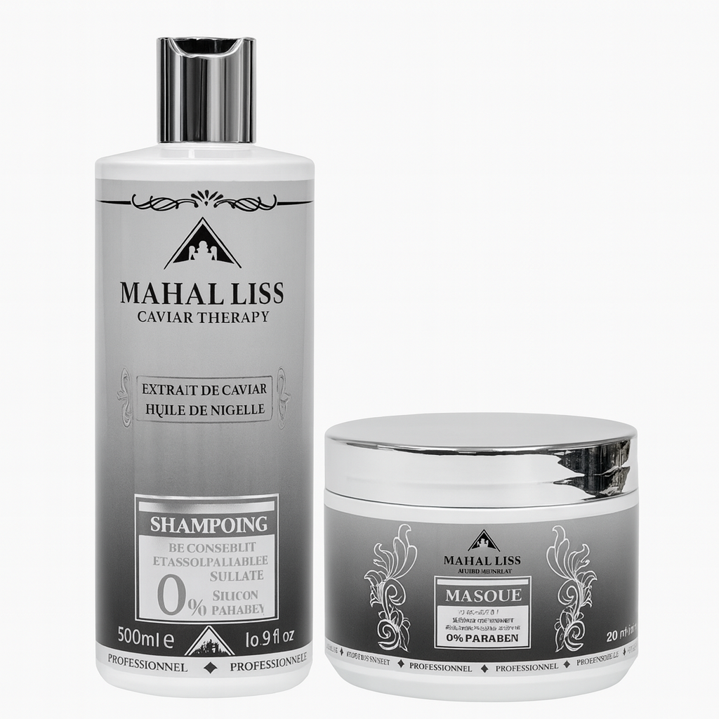 Le kit pour cheveux secs et abîmés Mahal Liss 