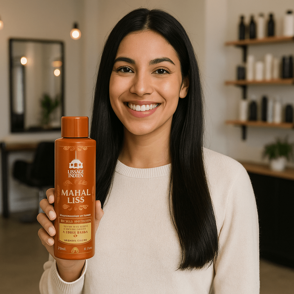 Le lissage haut De gamme mahal liss huile d’amla pour raidir les cheveux les plus tenaces 