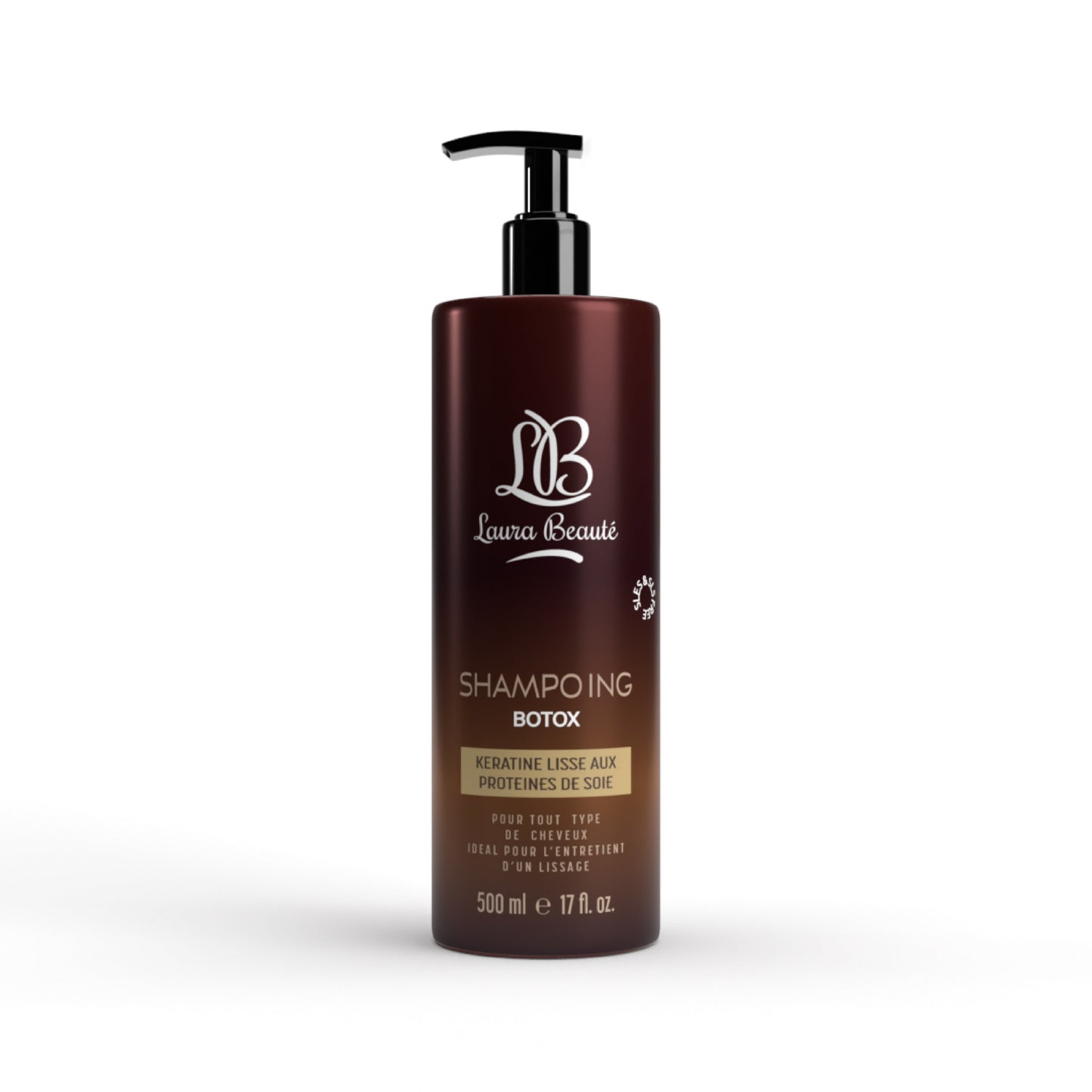 Shampoing BTX 500ml - Préparation professionnelle traitement kératine et protéine de soie