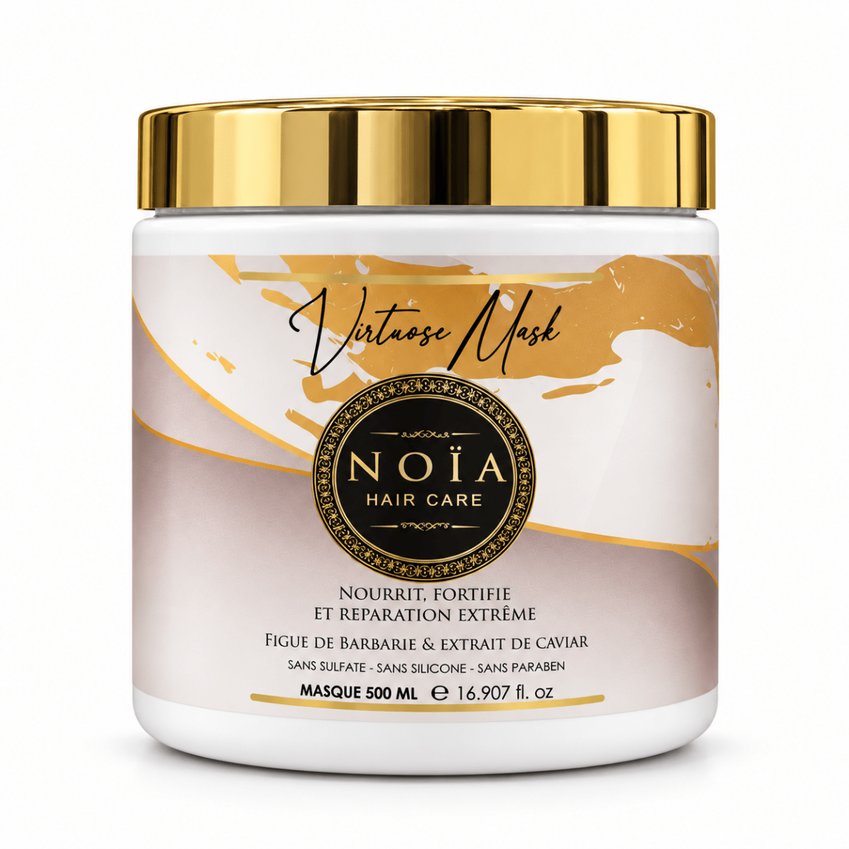 Masque Virtuose NOÏA Hair Care 500 ml réparation extrême à la figue de barbarie et extrait de caviar